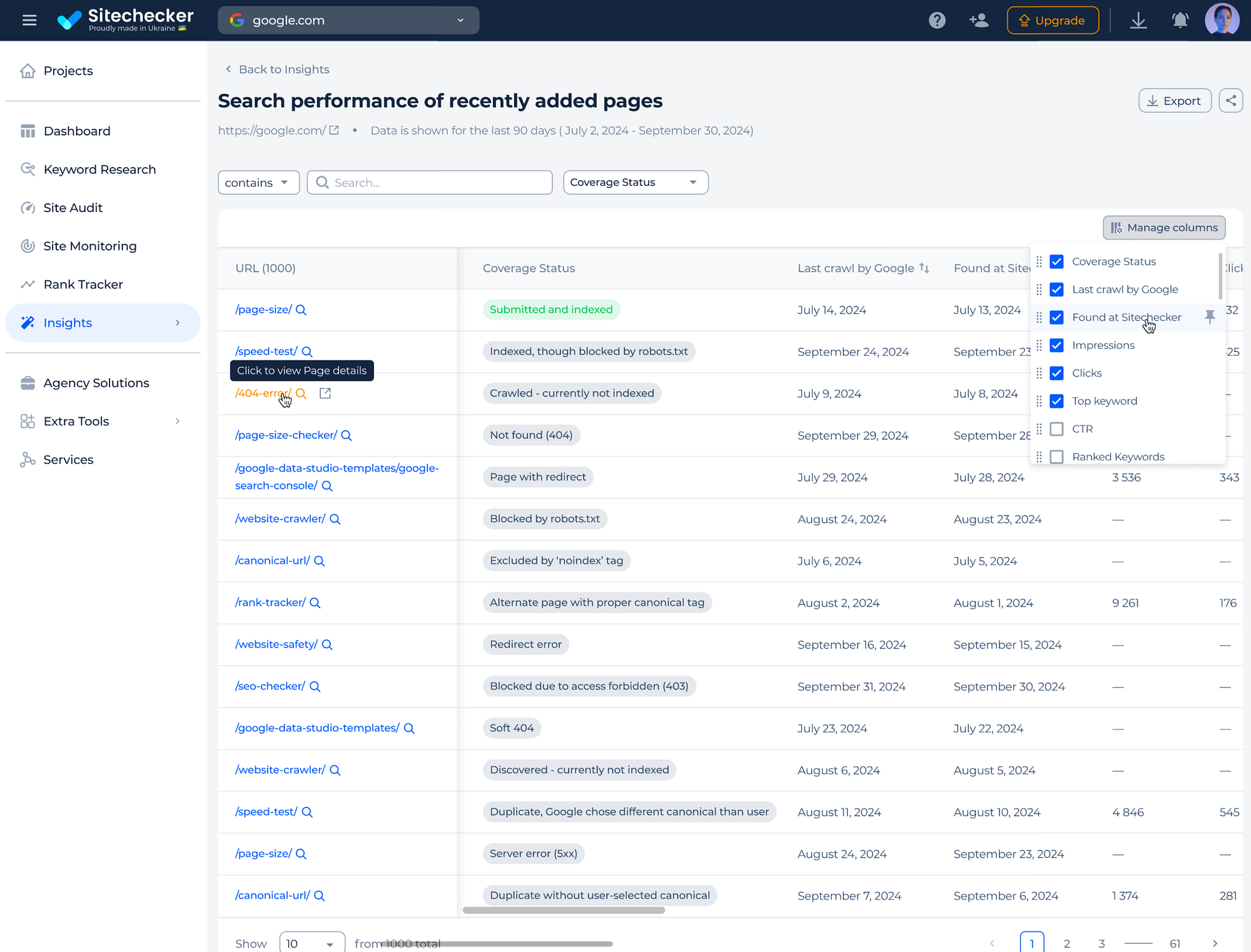 test seo page
